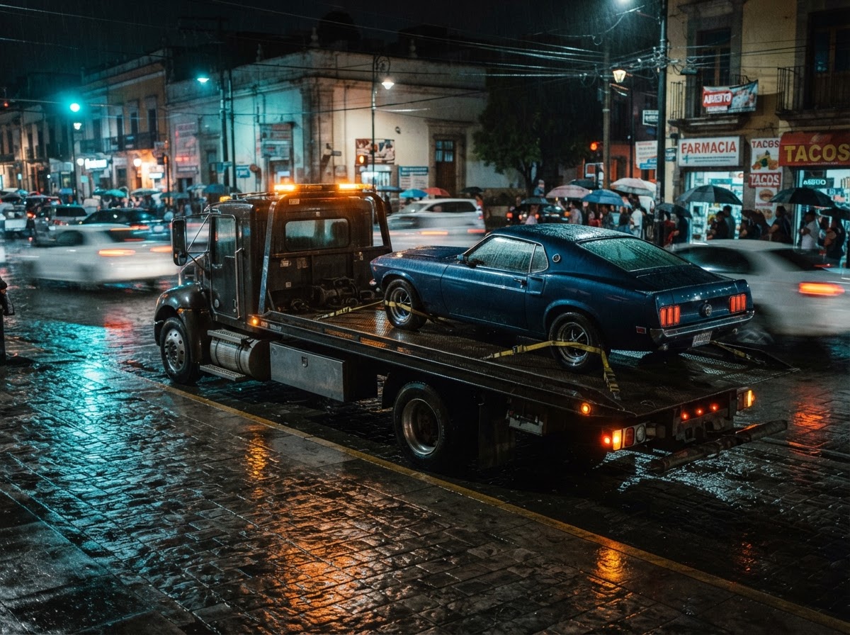 Grúa plataforma